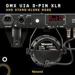 Beamz Partybar2 RGB Sound Activated DJ Light Kit