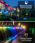 MEIHUA 25W RGB LED Wall Washer Lights - 2 Pack