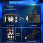 Miralin Sound Activated RGBW DJ Disco Light