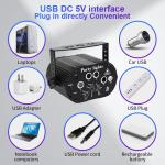 Mini Disco Party Light DJ Projector with Music Control