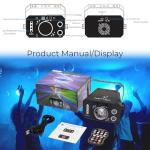 Miralin Sound Activated RGBW DJ Disco Light