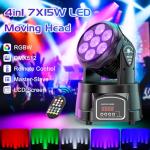 105W RGBW LED Moving Head Wash Light