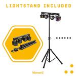 Beamz Partybar2 RGB Sound Activated DJ Light Kit