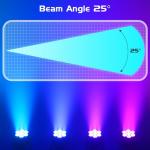 105W RGBW LED Moving Head Wash Light