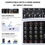 Professional 6-Channel Digital DJ Mixer with DSP Echo