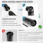 Vondynote Adjustable Desktop Clamp Speaker Stands 2-Pack