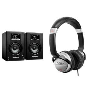 M-Audio BX3 Studio Monitors & Numark HF125 Headphones