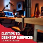 Gator Frameworks Clamp-On Studio Monitor Stand Set