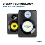 VONYX SMN50B Active Studio Monitors - 140W Pair
