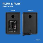 VONYX SMN50B Active Studio Monitors - 140W Pair