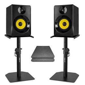 VONYX 4" Active Studio Monitor Speakers with Stands
