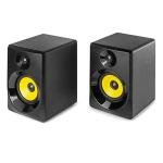 VONYX 4" Active Studio Monitor Speakers with Stands