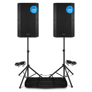 Vonyx VSA12 Active DJ Speaker System Pair