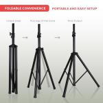 Pyle Heavy Duty Adjustable Speaker Stand Tripod