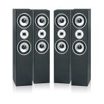 Fenton SHFT60B 1000W HiFi Floor Speakers - Set of 4