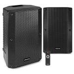 VONYX 1000W Bluetooth PA Speaker Pair with Stands