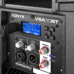 VONYX 1000W Bluetooth PA Speaker Pair with Stands