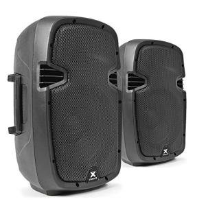 VONYX SPJ-1000AD Portable Powered PA Speaker Pair