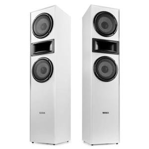 Fenton SHF700W 400W Tower Speakers - White Pair