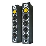 Fenton SHFT57B Floor Standing Speakers Pair 600W
