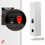 Fenton SHF700W 400W Tower Speakers - White Pair