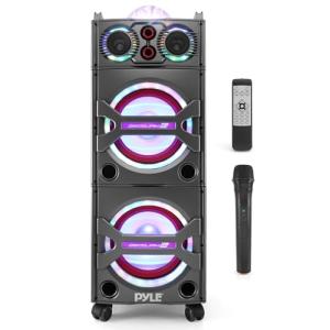 Pyle Portable PA System with Wireless Microphone