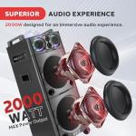 Pyle Portable PA System with Wireless Microphone