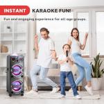 Pyle Portable PA System with Wireless Microphone