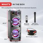 Pyle Portable PA System with Wireless Microphone