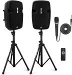 Pyle Active PA Speaker System with Bluetooth Stands