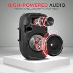 Pyle Active PA Speaker System with Bluetooth Stands