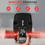 Pyle Active PA Speaker System with Bluetooth Stands