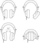Audio-Technica M30x DJ Monitor Headphones - Black
