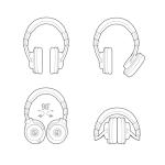 Audio-Technica M40x Professional Black Monitor Headphones