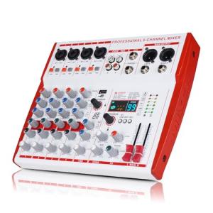 Yamnweo MW-6 Portable 6-Channel DJ Mixer
