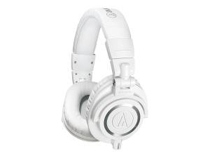 Audio-Technica Bluetooth DJ On-Ear Headphones, White, ATH-M50xWH