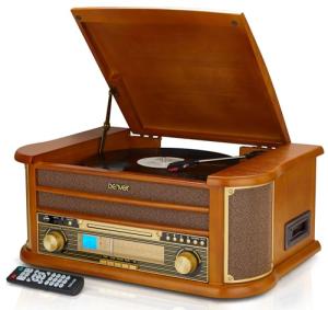 Denver 8-in-1 Retro Record Player HiFi System