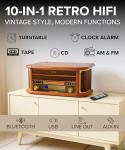 Denver 8-in-1 Retro Record Player HiFi System
