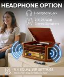 Denver 8-in-1 Retro Record Player HiFi System