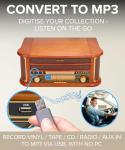 Denver 8-in-1 Retro Record Player HiFi System