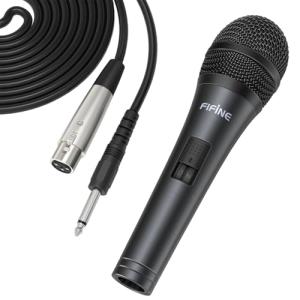 FIFINE Handheld Dynamic Mic for DJs and Karaoke