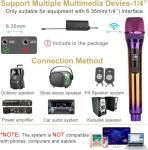 Rechargeable Wireless Handheld Microphone for Events