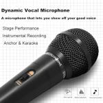 WMQ Dynamic Karaoke Microphone with 16.4ft XLR Cable
