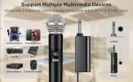 Dual Wireless Microphone System for Karaoke and Events