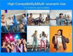 Dual Wireless Microphone System for Karaoke and Events