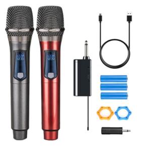 HUACAM Wireless Handheld Microphone with Receiver
