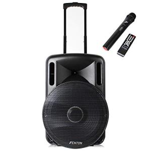 Fenton Portable 15" DJ PA Speaker System with Bluetooth