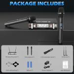 Wireless UHF Handheld Microphone Set for DJs