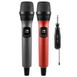 FerBuee Dual Wireless Microphone System for DJs