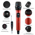 FerBuee Dual Wireless Microphone System for DJs